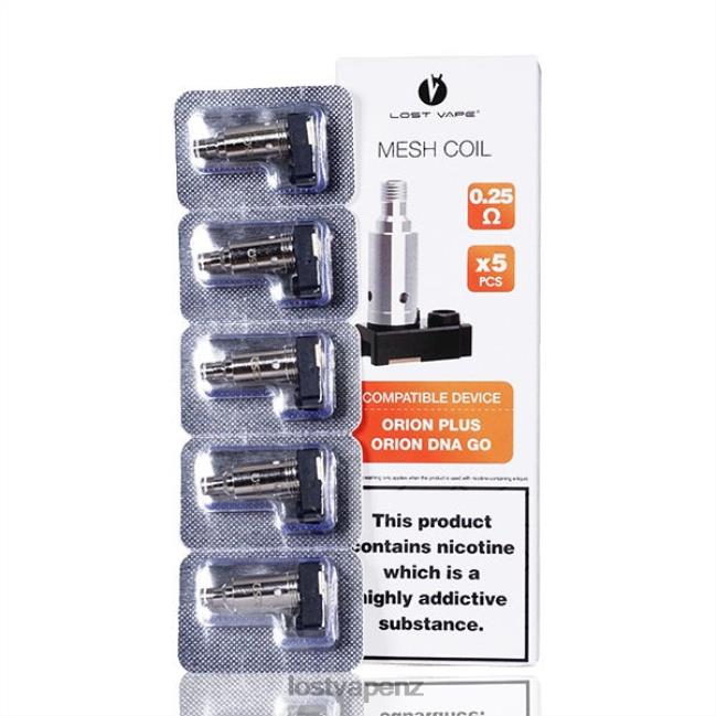 Lost Vape Dealers Near Me - Lost Vape Orion Plus DNA Replacement Coils (5-Pack) 0.25ohm 044RT36