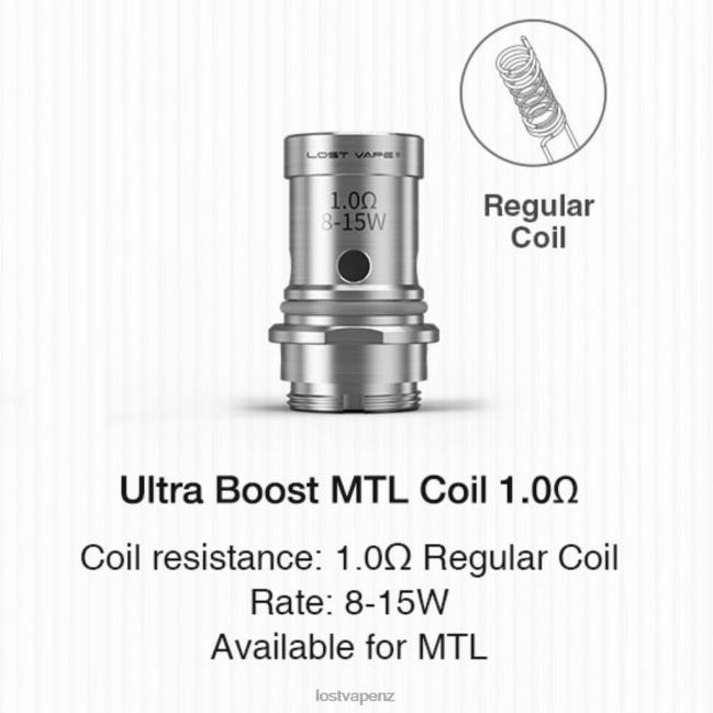 Lost Vape Review - Lost Vape Ultra Boost Coils (5-Pack) MTL V2 1.ohm 044RT350