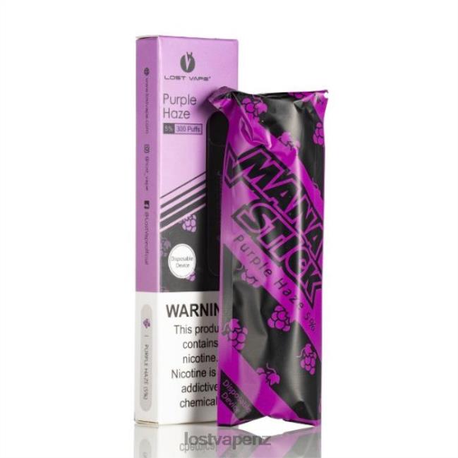 Lost Vape Orion NZ - Lost Vape Mana Stick Disposable | 300 Puffs | 1.2mL Purple Haze 5% 044RT527