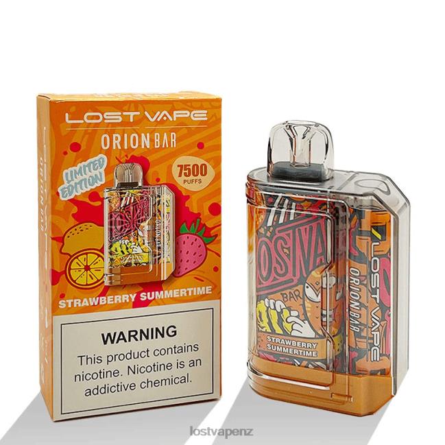 Lost Vape Sale NZ - Lost Vape Orion Bar Disposable | 7500 Puff | 18mL | 50mg Strawberry Summertime 044RT98