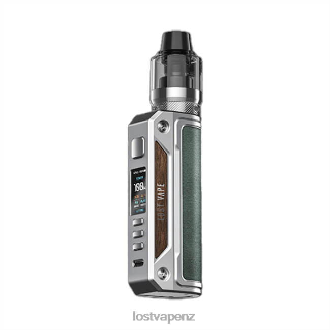 Lost Vape Price NZ - Lost Vape Thelema Solo 100W Kit SS/Mineral Green 044RT13