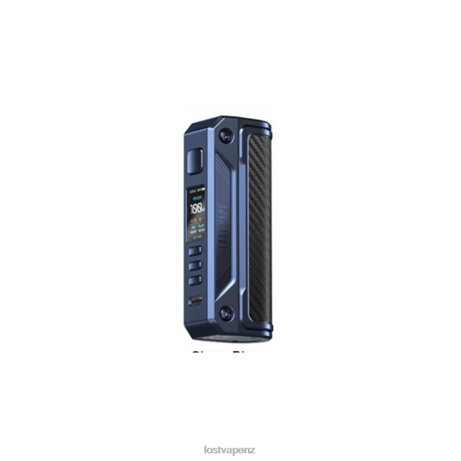 Lost Vape Near Me - Lost Vape Thelema Solo 100W Mod Sierra Blue/Carbon Fiber 044RT254