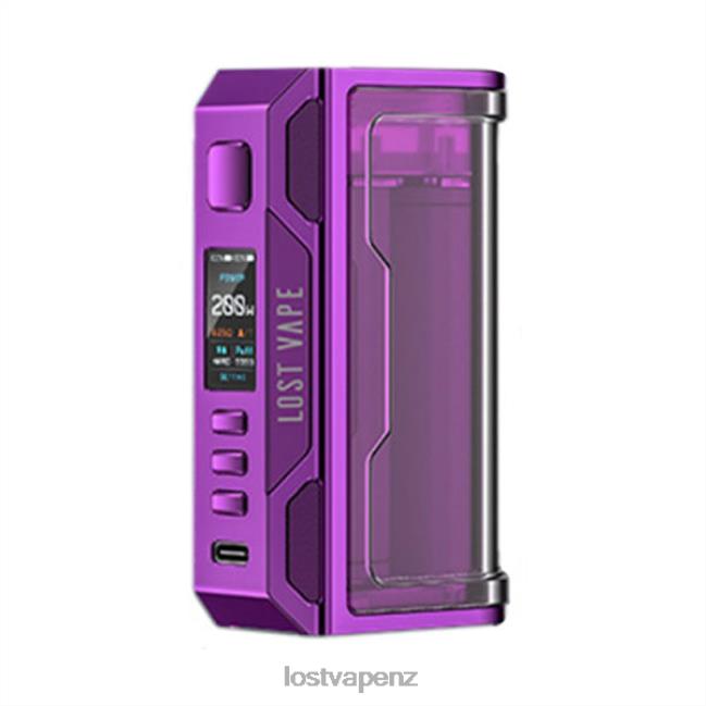 Lost Vape Orion NZ - Lost Vape Thelema Quest 200W Mod Purple/Clear 044RT187