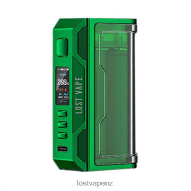 Lost Vape Pods Near Me - Lost Vape Thelema Quest 200W Mod Green/Clear 044RT185