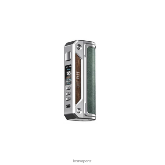 Lost Vape Wellington - Lost Vape Thelema Solo 100W Mod SS/Mineral Green 044RT22