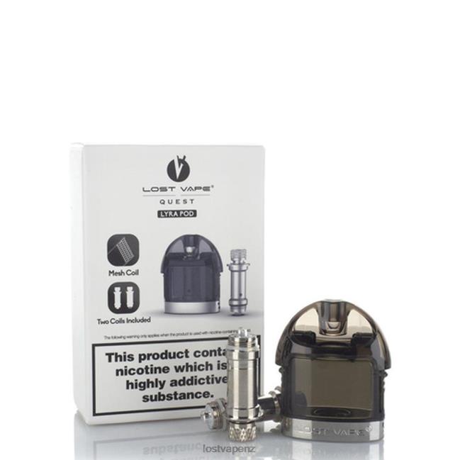 Lost Vape Review - Lost Vape Lyra Pod Cartridge Pack | Coils Included Blue 044RT390
