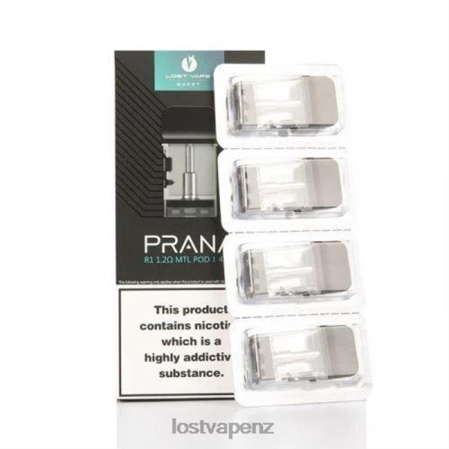 Lost Vape Review - Lost Vape Prana Pods (4-Pack) R1 1.2ohm 044RT400